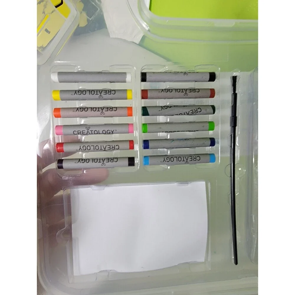 Creatology Kids Art Tote 99/100 Pieces Crayons Paint Markers Pencils